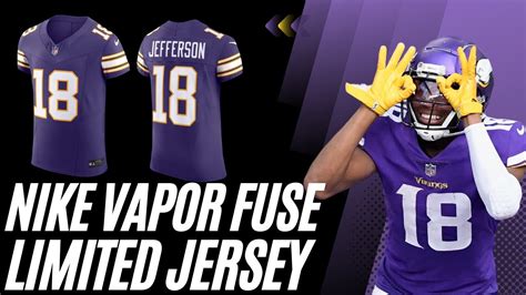 fuse jersey|vapor jersey vs game.